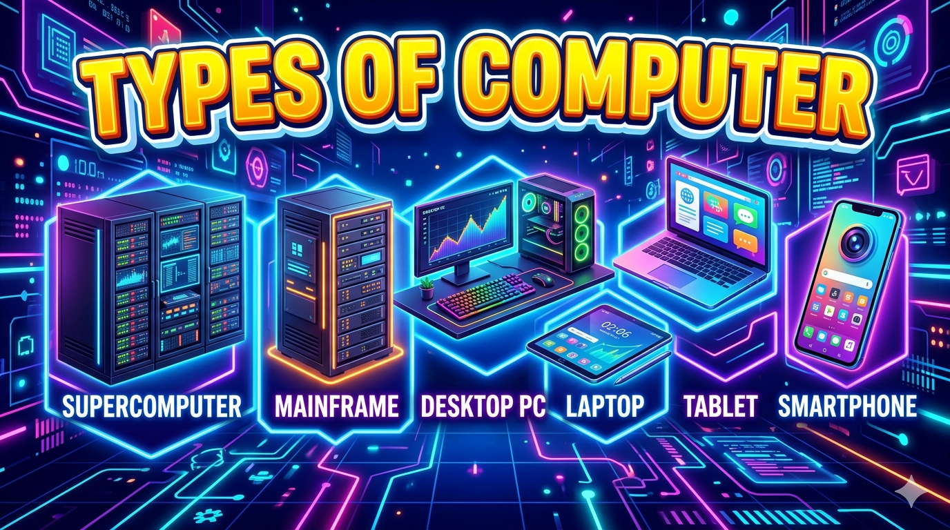 Computer Types In Hindi Types Of Computers in Hindi - Computer Knowledge